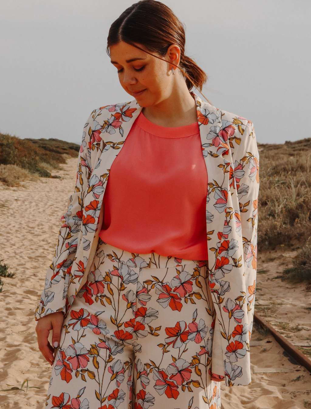 Blusa comprida Lisa