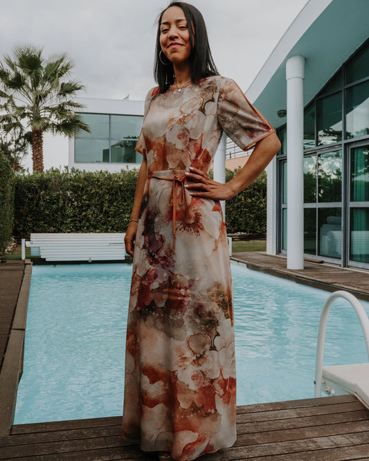 Vestido com Manga