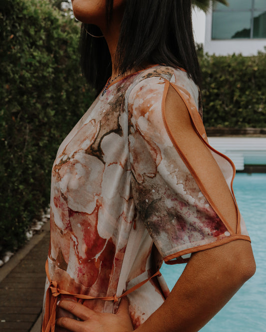 Vestido com Manga
