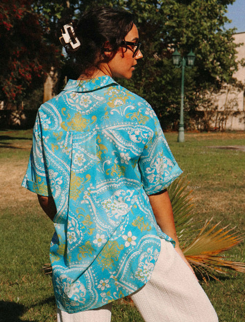 Camisa de algodão Hawaii