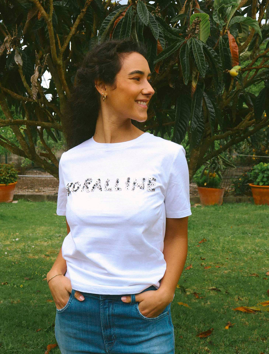 T-Shirt Koralline Script