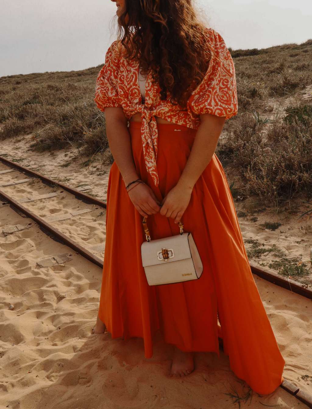 Mala com alça Bambú